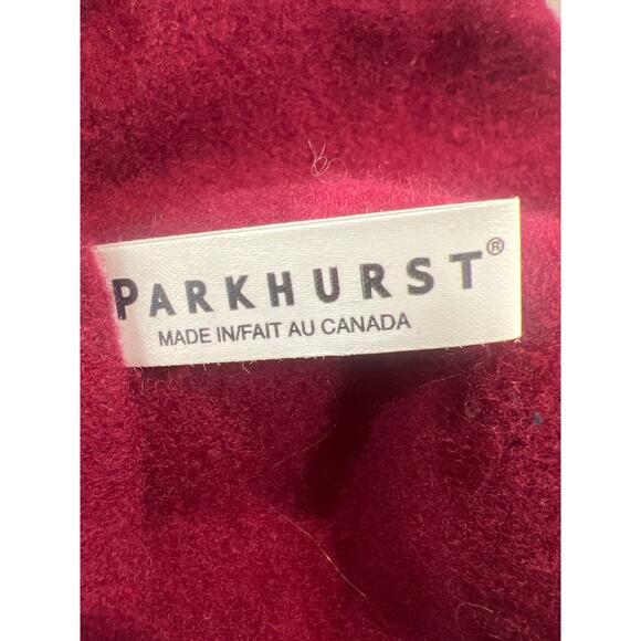 Parkhurst Burgundy Wool Beret – Made in Canada | Classic Timeless Style - Picture 6 of 9